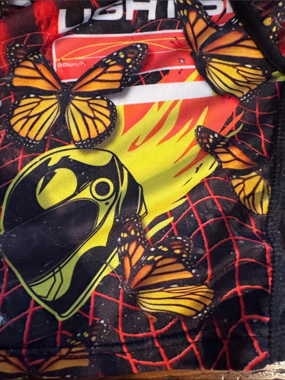 PSD Men’s Red and Black Night Rider Graphic Boxer Briefs